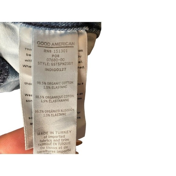 Good American NEW Good Legs Jeans High Rise Medium Wash Size 14 / 32 - Picture 9 of 11